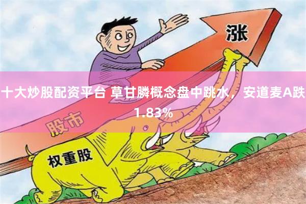 十大炒股配资平台 草甘膦概念盘中跳水，安道麦A跌1.83%