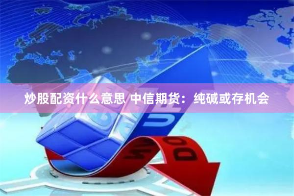 炒股配资什么意思 中信期货：纯碱或存机会