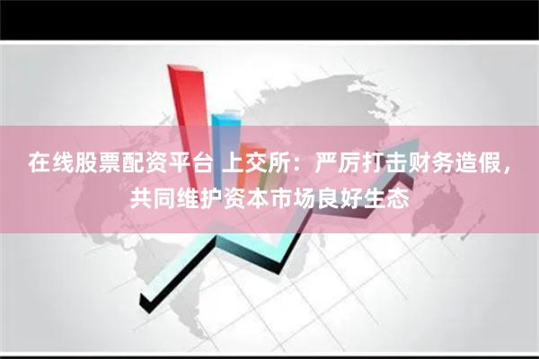 在线股票配资平台 上交所：严厉打击财务造假，共同维护资本市场良好生态