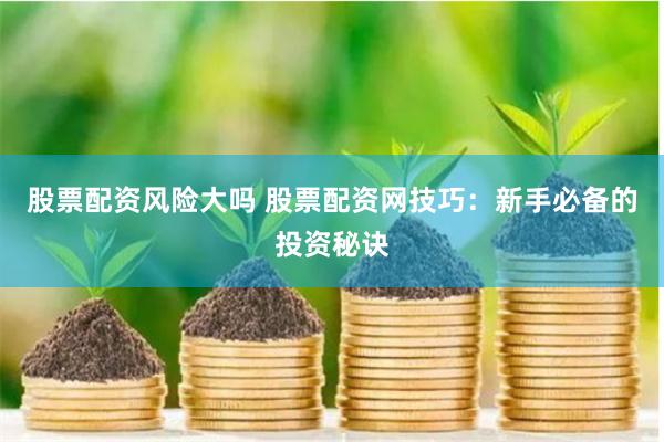 股票配资风险大吗 股票配资网技巧：新手必备的投资秘诀